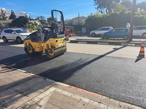 עבודות בכבישים ברחבי כפר סבא