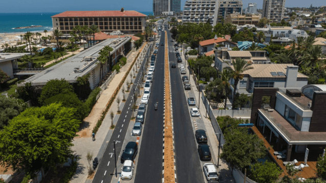 הושלם פרויקט הגישה למערב הרצליה