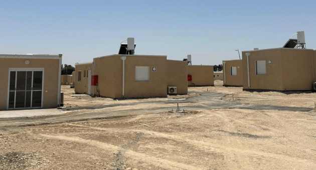 הדיור הזמני של חברי כיסופים ביישוב עומר הדיור הזמני של חברי כיסופים ביישוב עומר