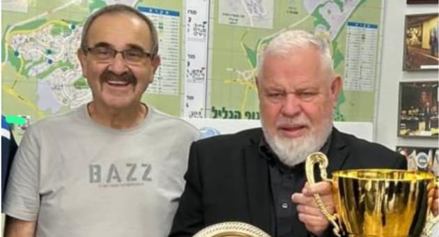 יוסי דרוסקין ז"ל וראש העיר רונן פלוט יוסי דרוסקין ז"ל וראש העיר רונן פלוט