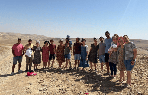 ראשוני המתיישבים בשטח בו יקום כפר הסטודנטים 