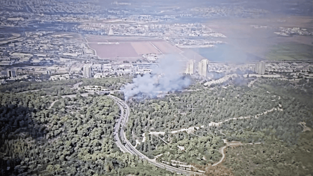 שריפה בנשר