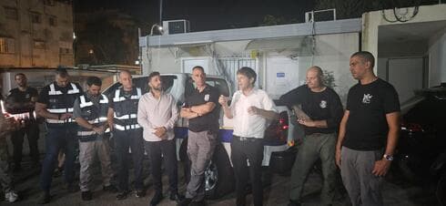 המפגש עם אנשי אגף הביטחון פתח תקוה