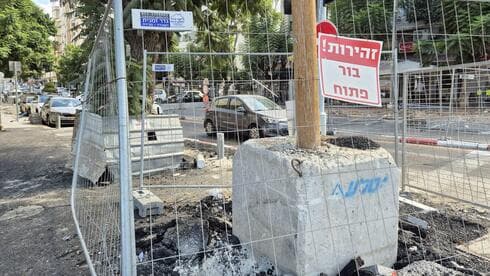 חסימות כבישים בחולון (צילום: איילת רוטה) עבודות בחולון