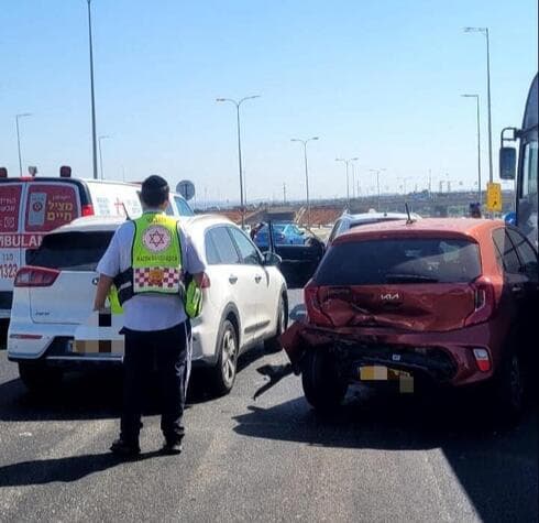 תאונת דרכים במחלף פולג