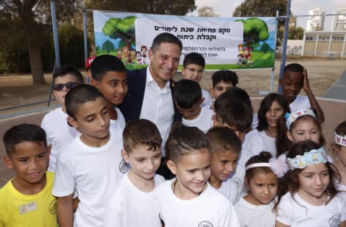 דנילוביץ' עם תלמידי באר שבע