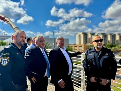 בן גביר בסיור בכפר יונה