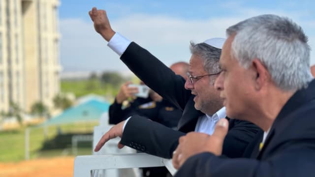 בן גביר בסיור בכפר יונה