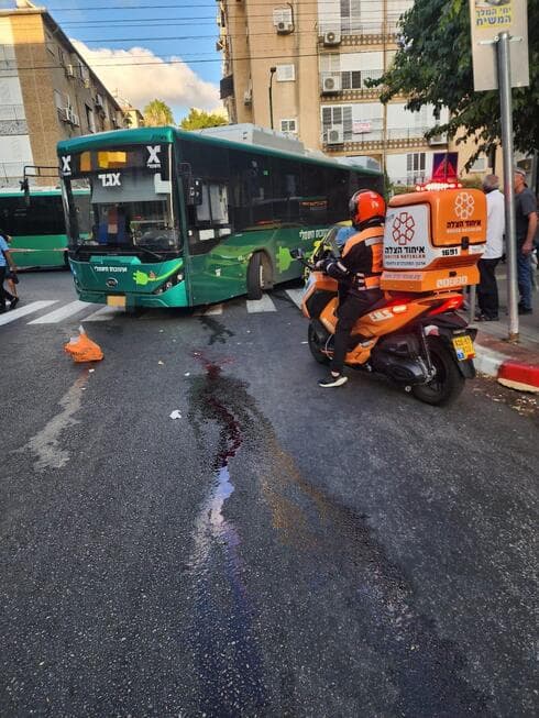 מזירת התאונה הקשה בראשון לציון מזירת התאונה הקשה בראשון לציון