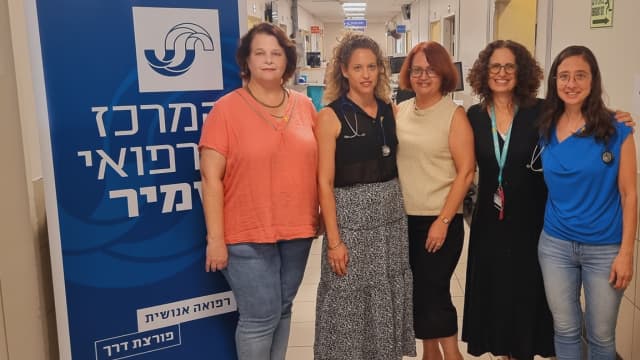 מימין לשמאל - ד"ר מרוז, ירום, קובל, פינק וליבוביץ' 