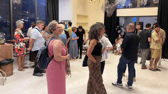 פתיחת תערוכת NOVA בחיפה (צילום: אביטל בר שי) תערוכת NOVA בחיפה