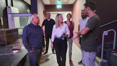 במהלך סיור בדימונה עם ראש העיר בני ביטון וצוותו 