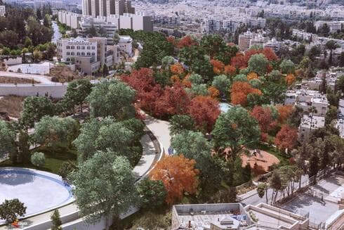 שדרה ירוקה במקום כביש. קירוי בגין