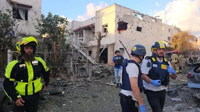 זירת הנפילה בקרית ביאליק