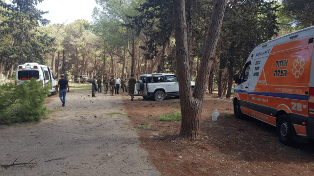 נפילה באיזור מגידו (צילום: איחוד הצלה) נפילה באיזור מגידו