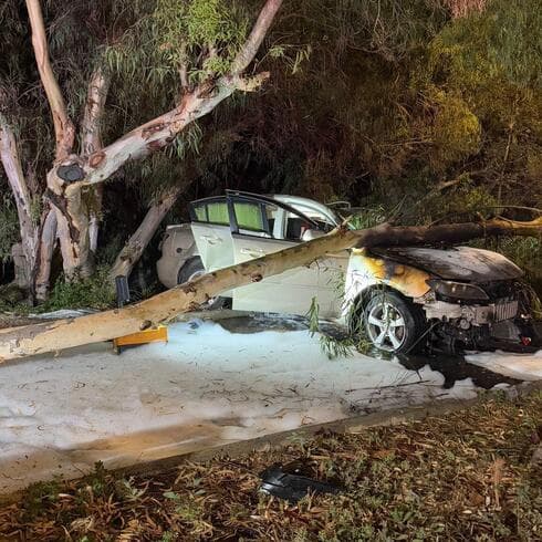 מזירת התאונה הקטלנית בראשון לציון