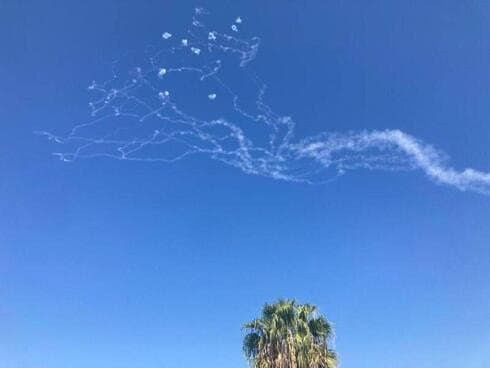 יירוטים בנהריה, שבת 28.9.24 (צילום: צלם לא ידוע, שימוש לפי סעיף 27א' לחוק זכויות יוצרים) יירוטים מעל נהריה