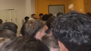 התלמידים היום בתיכון זילברמן (צילום: רשתות חברתיות, שימוש לפי סעיף 27א' בחוק זכויות יוצרים) התלמידים בתיכון זילברמן
