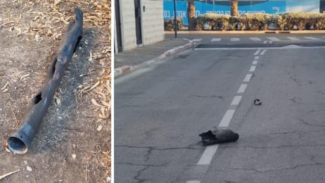 שברי יירוט נפלו בשכונת סביוני ים בקרית ים