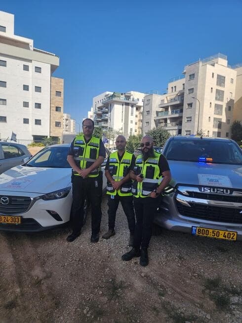 עובדי אגף הביטחון בעיריית רחובות. דריכות מוגברת ב-7 באוקטובר