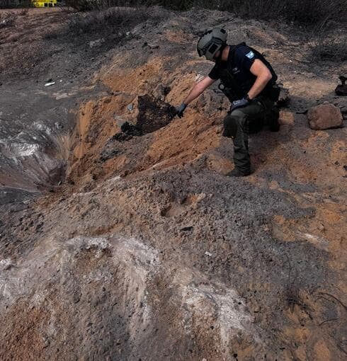 מזירת הנפילה בחולון