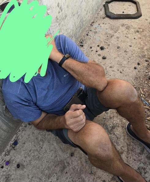 הנהג הפצוע