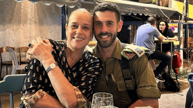 רס"ן טל גרושקה ז"ל ואמו אדוה
