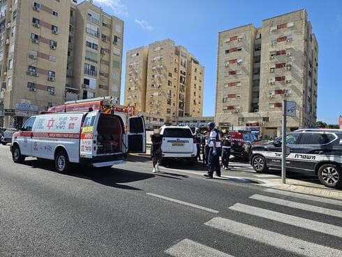 זירת הנפילה בקרית ים
