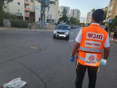 מזירת התאונה ברחובות