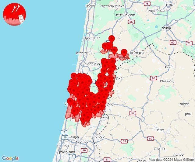 אזעקות ויירוטים בנתניה
