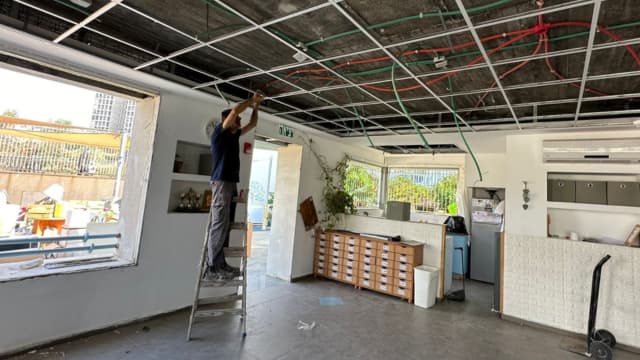 המבנים שנפגעו כבר משופצים