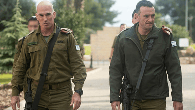 הרמטכ"ל הרצי הלוי אלוף פיקוד צפון אורי גורדין