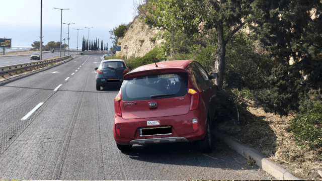 התאונה בכביש פרויד בחיפה