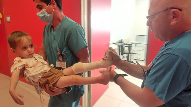 פרופ' מארק אידלמן מרמב"ם מגבס בהתקפת טילים