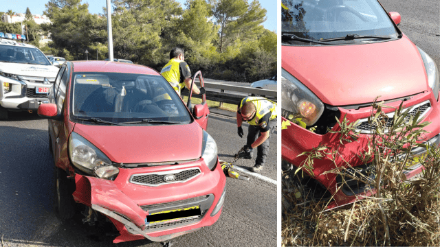 התאונה בכביש פרויד בחיפה