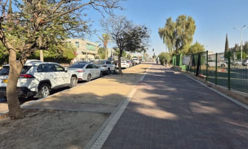 שדרות בן גוריון ליד האוניברסיטה