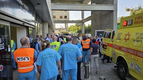 קליטת פצועים בבילינסון, במהלך המלחמה