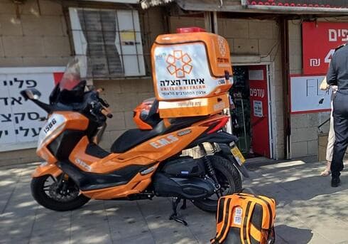 מזירת אירוע הדקירה בבת ים