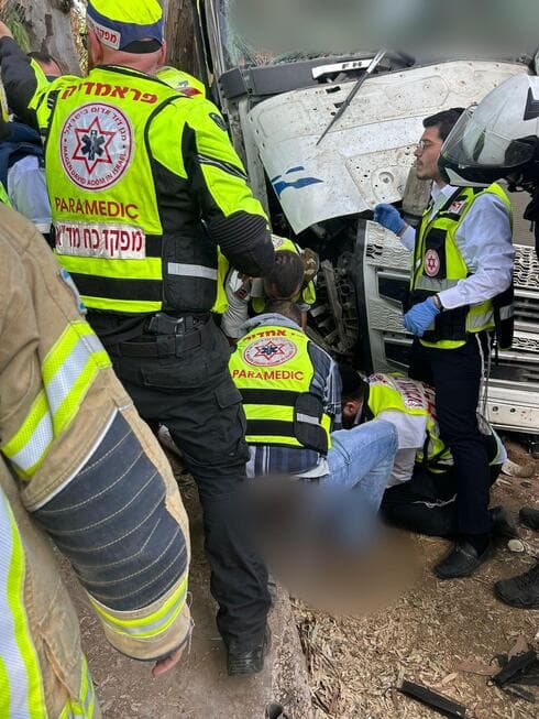 זירת הפיגוע בגלילות