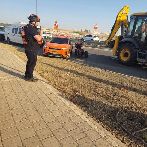 נפילה בכביש 781 סמוך לצומת גלעם
