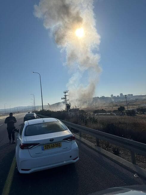שריפה פרצה בשטח שמחוץ לקיבוץ אפק
