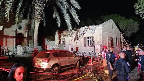 ההרס בבית הכנסת ברחוב קלר בחיפה