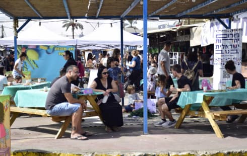 קבלת שבת בשוק של באר שבע