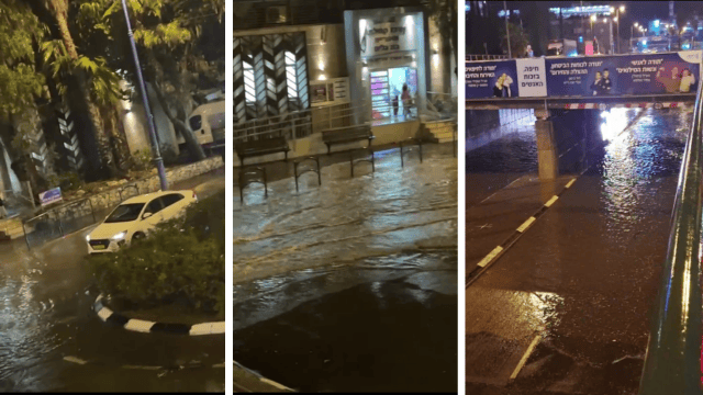 כל חורף אותו דבר. הצפות בבת גלים חיפה