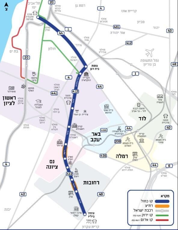 מסלול הקו הכחול 