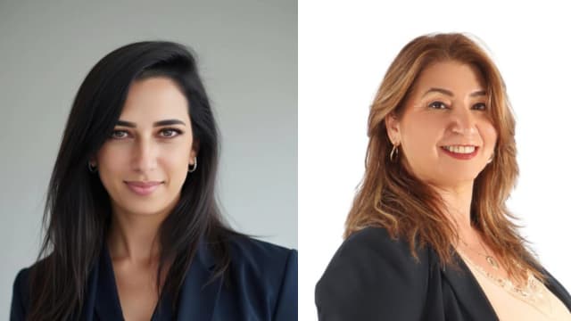 המתווכות אמירה כהן (מימין), ורדית מסטורוב (משמאל)
