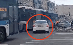 תיעוד הנהג העבריין