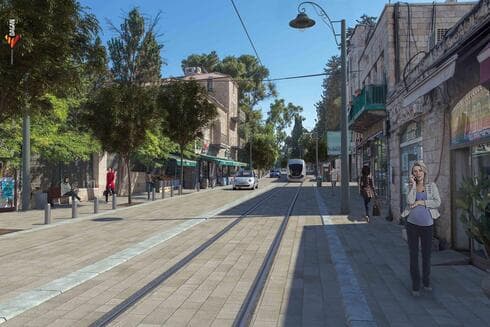 הרכבת הקלה בעמק רפאים