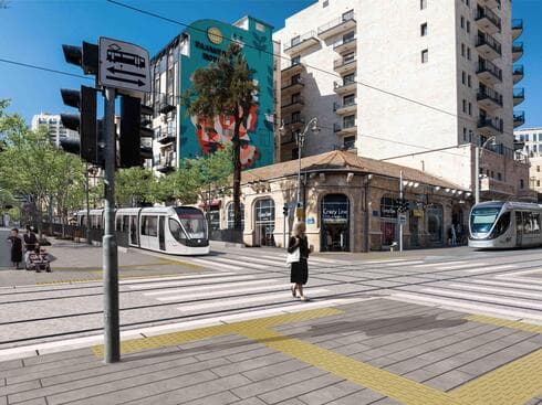 הרכבת הקלה בקינג ג׳ורג׳ יפו