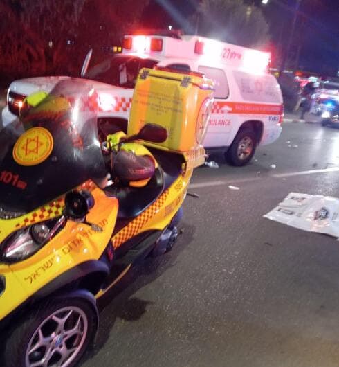 מזירת התאונה הקטלנית בנס ציונה